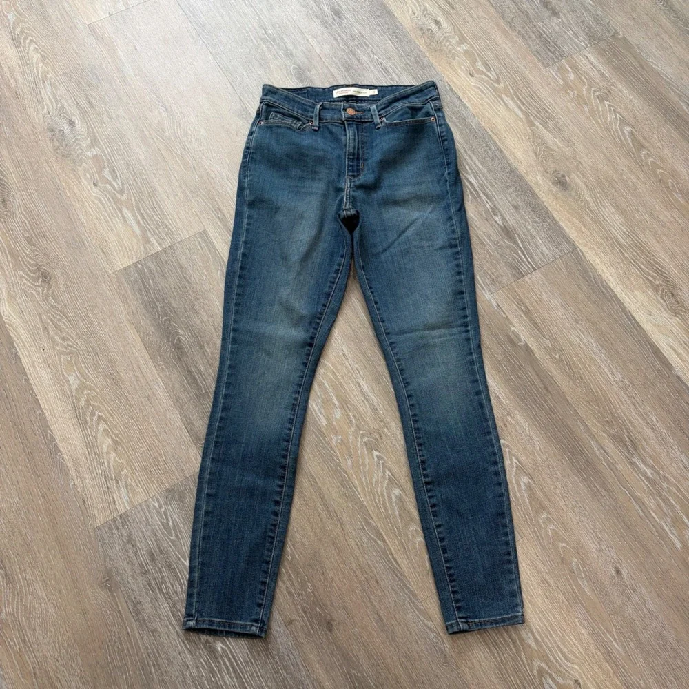 Signature by Levi Strauss Womens High Rise Skinny Jeans Medium Wash Size 2